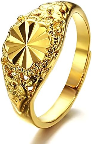 Arce Fashion Jewelry Adjustable Bride wedding accessories plated 18k gold ladies ring(KJ004)