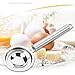 Egg Separator, Stainless Eggs Yolk White separators Long Handle, Silver