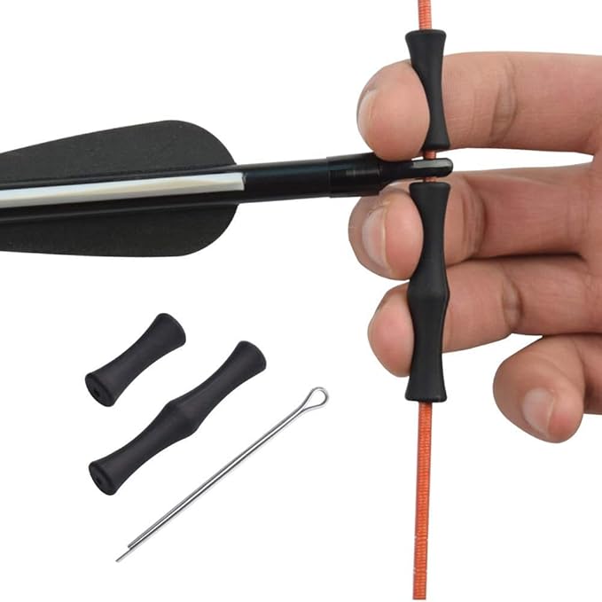 ELONG OUTDOOR Bogenschießen Finger Tab - Leder Schutz Für Recurve Bogen Rechtshänder