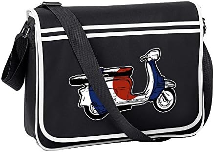 ICONIC SCOOTER MOD MOTORCYCLE- Retro Messanger Shoulder Bag From FatCuckoo