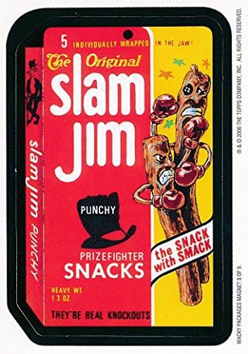 2006 WACKY PACKAGES ALL NEW SERIES 3 (ANS3) **SLAM JIM** #8 MAGNET!!