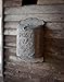 Rustic Galvanized Metal Post Mailbox - Country Style