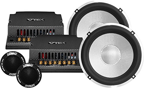Earthquake Sound VTEK-MC6 600W 6.5-inch 2-Way Component Set with Tweeters and Passive Xovers
