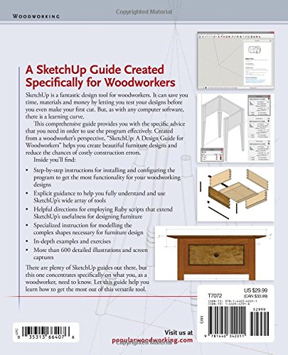 SketchUp - A Design Guide for Woodworkers: Complete Illustrated Reference