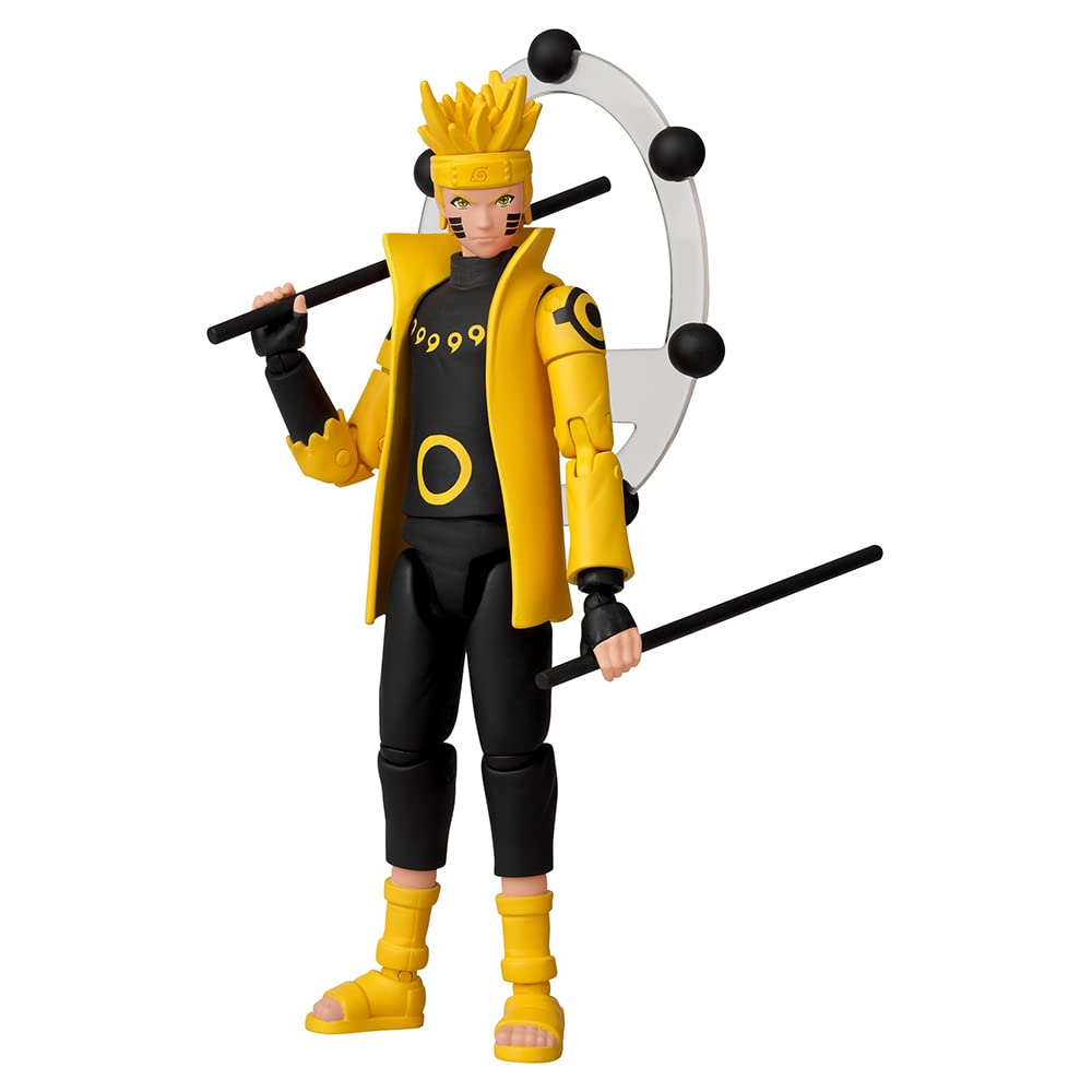 ANIME HEROES Naruto Action Figure Naruto Sage Of Six Paths | 17cm Naruto Figure With Extra Hands And Accessories | Naruto Shippuden Anime Figure | Bandai Action Figures For Boys And Girls