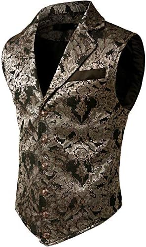 Chaleco Vikingo Medieval Sin Mangas Para Hombre | Traje Renacentista Con Cola Victoriana | Abrigo De Caballero Vintage Para Carnaval Y Fiestas Temáticas