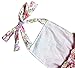 DQdq Baby Girls' Floral Print Ruffles Romper Summer Dress