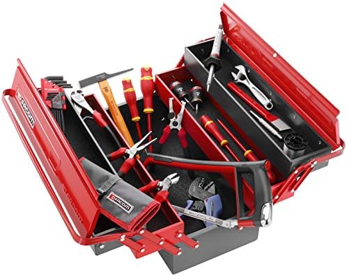 Facom BT.11A Caja metálica, 5 compartimientos: Amazon.es: Bricolaje y herramientas