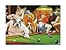 Dogs Playing Poker Poster. Holographic Wall Art. Lenticular Artwork. Hologram Dogs Playing Pool By Those Flipping Pictures.