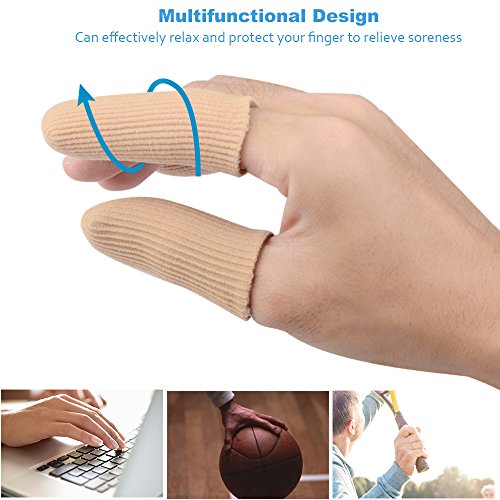 SOUMIT 6PCS Toe Cap Sleeves,Stretched Cuttable Tube Moisturizing Protector for Corns,Grinding Feet,Cocoon in Daily Use