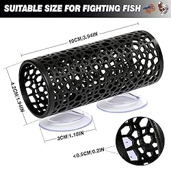 Abizoo Betta fish toys,Betta tunnel black,Small