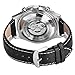 GuTe Classic Mens Pro Automatic Mechanical Wristwatch Black Dial Day&Date Luminous Hands