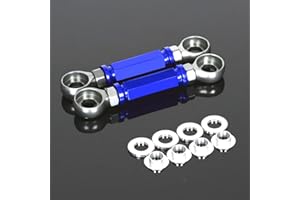 GOODELY DR-Z400SM Lowering Link Adjustable Rear Drop Link Compatible With DR-Z400 SM/S/E DR650/S/SE GSX1300R HAYABUSA KLX300 KLR650 ZX10R ZX6R KX112/KX80/KX120 KX85,CNC Lowering Suspension Linkage Arm (Blue)