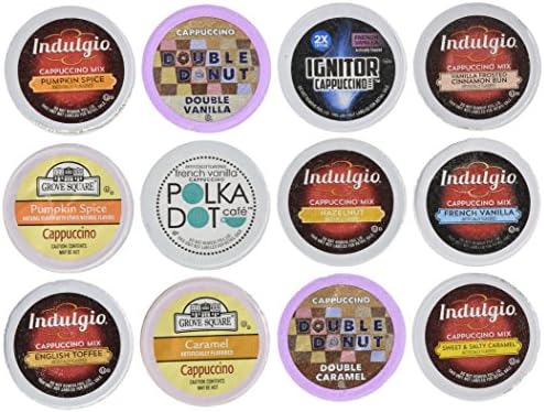 The Coffee Mix K-Cup Cappuccino Celebration Guaranteed Three Different Varieties, 12 Count