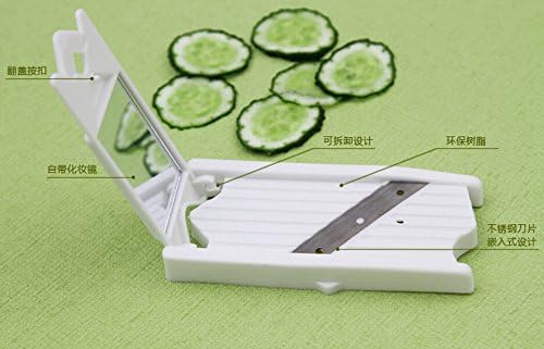 Jamee Cucumber Potato Slicer Cutter Peeler Food Facial Mask Beauty with Mirror