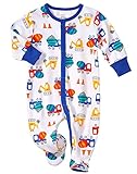 Cute Honey Baby Boys Footed Sleeper Pajama 100% Cotton (Size 3M-24M)