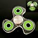 Sunnytech 1PC Fidget Spinner Toy EDC Exquisite Hand Spinner DIY Puzzels for ADHD Anxiety Boredom HS27-2 Green