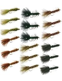 Wooly Bugger trucha Pesca con Mosca Moscas Collection   18 moscas by discountflies