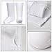 EPEIUS Unisex-Baby Seamless Classic Nylon Knee Highs Toddler Boys/Girls Uniform Stockings Dress Knee Socks for 12-24 Months,White