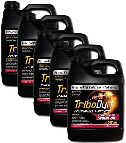 TriboDyn 5W-30 Synthetic Blend Motor Oil - 5 US Quarts
