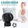 AYOUYA-Desk-Fan-USB-Fan-Cooling-Fan-with-Adjustable-Head-Double-Fan-Blades-2-Speeds-Mini-Size-Desktop-Fan-for-Home-Office-Outdoor-Travel AYOUYA Desk Fan USB Fan Cooling Fan with Adjustable Head, Double Fan Blades, 2 Speeds, Mini Size Desktop Fan for Home…
