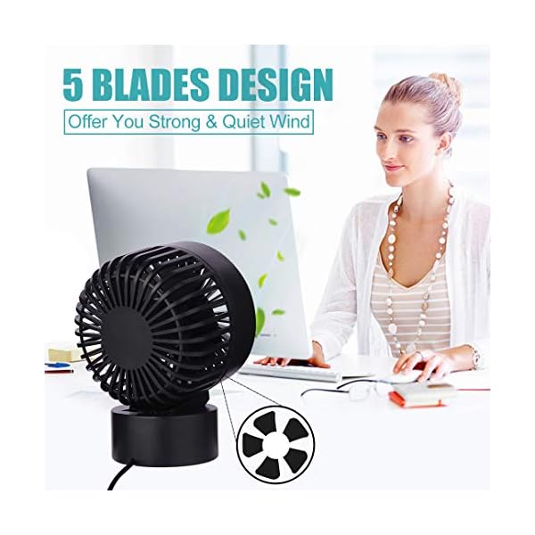 AYOUYA-Desk-Fan-USB-Fan-Cooling-Fan-with-Adjustable-Head-Double-Fan-Blades-2-Speeds-Mini-Size-Desktop-Fan-for-Home-Office-Outdoor-Travel AYOUYA Desk Fan USB Fan Cooling Fan with Adjustable Head, Double Fan Blades, 2 Speeds, Mini Size Desktop Fan for Home…