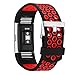 Vancle Bands for Fitbit Charge 2, Adjustable Soft Silicone Replacement Bands Sports Accessories Straps for Fit bit Charge 2 Heart Rate Fitness Tracker