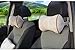 ALIBO Chairs Recliner Neck Rest Back Pillow Pain Relief Supports Car Airplane Travel Curve Pillow with Adjustable Elastic Strap Head Protector Pillow Beige 1 Piece,Firm One
