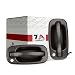 T1A Left and Right Pair of Black Exterior Door Handles Replacement for 1999-2007 Chevy Silverado and GMC Sierra, Fits Avalanche Escalade, Yukon XL, Yukon, Tahoe, Suburban, Denali T1A 15034985/15034986 primary