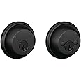 SCHLAGE B62N622 Deadbolt, Keyed 2 Sides, Matte Black