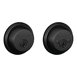 SCHLAGE B62N622 Deadbolt, Keyed 2 Sides, Matte Black