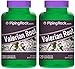 Piping Rock Valerian Root 1200 mg 2 Bottles x 120 Quick Release Capsules Herbal Supplement