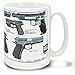 Cuppa Second Amendment Rights 15-Ounce Coffee Mug with CZ75's