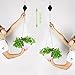 Adjustable Hanger, Heavy Duty Pull Down JUNERAIN Hanging Flower Basket for Garden Baskets Pots and Birds Feeder Hanging Basket Pack of 2
