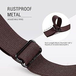 TOURZOO Buckle Free Elastic Belt, Invisible No