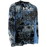 HUK H1200023NEPL Huk Kryptek Icon Long Sleeve Shirt, Neptune, Large