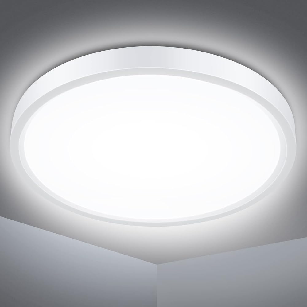 Defurhome 18W LED Ceiling Light Ø22cm IP54 White Daylight 5000K