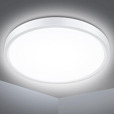 Defurhome 18W LED Ceiling Light Ø22cm IP54 White Daylight 5000K