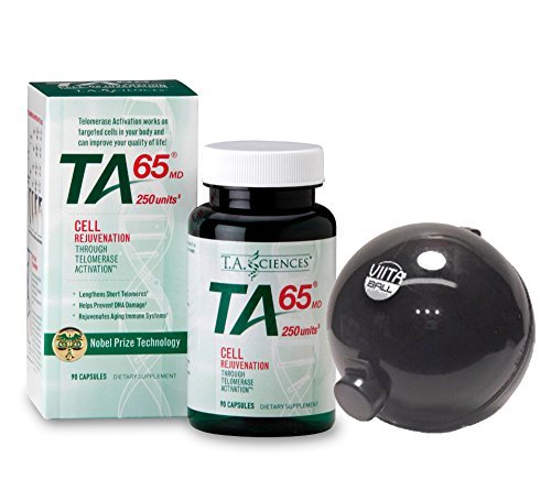 TA-65 (250 Units) 90 Caps,Telomerase ActivationTechnology, Plus Viita Ball Bundle TA-65 (250 Units) 90 Caps,Telomerase ActivationTechnology, Plus Viita Ball Bundle