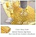 ShinyBeauty Table Covers for Party Gold 10pcs 12x72-Inch Sequin Table Runners Graduation Party Supplies 2018 Gold