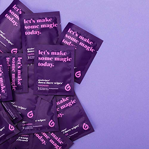 Goodwipes Flushable Down There Feminine Hygiene Wipes, Lavender Scent, Individually Wrapped, Perfect for Travel… - Image 3