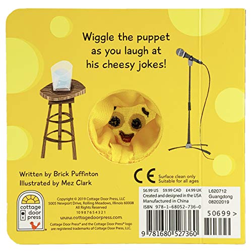 A Cheesy Little Joke Book: Finger Puppet Board Book with Simple Silly Fun for Toddlers