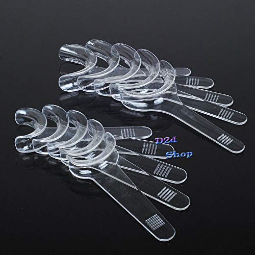 Christzo Dental Intraoral Clinic photography Mirror & 10Pcs T-shape Retractor Mouth Opener