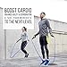 PowerSkip Jump Rope with Memory Foam Handles & Weighted Speed Cable - Best Jump Ropes for Fitness Workouts, Jumping Exercise, Skipping, MMA and Boxing