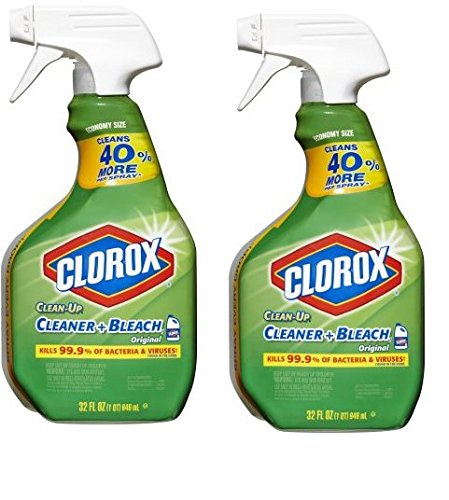 Clorox Clean-Up All Purpose Cleaner with Bleach, Spray Bottle, Original (SET OF 2)
