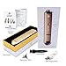 Easy Grinder Electric Spice Herb Grinder and Dispenser with Replacement Blades 2.5g Storage Chamber, Adjustable Magnetic Swing Tip, Rechargeable Battery, USB cord, and Cleaning Brush Gold