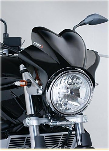 2007 Puig 2208N1313 2208N1313 Pare-brise WAVE compatible avec YBR 125 RE05 Noir Set