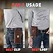 Hengwin iPhone 8 Plus 7 Plus 6s Plus XS Max 11 Pro Max Belt Clip Case Leather Smartphone Holster Samsung Galaxy S20 Ultra S20+ S10+ Note 10+ 20 9 8 Belt Loop Pouch Men Cellphone Purse Belt Bag (Brown)