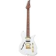 Vola Electric Guitar Vasti KJM White Matte Handmade in Japan MIJ Roasted Maple Neck Stainless Steel Frets Gotoh Bridge Gotoh Locking Tuner Signature model 6 Strings Modern C Neck For All Levels