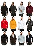 Mens Hip Hop Basic Unisex Pullover Sweatshirts Hoodie Jacket, size upto 5XL Big